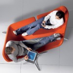 Кресло для двоих — новая концепция для офиса